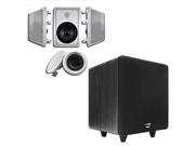 Acoustic Audio HT 65 In Wall Ceiling 5.1 Home Theater 6.5 Speakers and 12 Powered Sub HT 65 CS12B