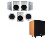Acoustic Audio HT 87 In Wall Ceiling 7.1 Home Theater 8 Speakers and 6.5 Powered Sub HT 87 CS65C