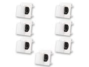 Acoustic Audio CS I43S In Wall Ceiling 3 Way 7 Speaker Set Home Theater 1400 Watts CS I43S 7S