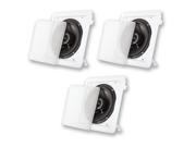Acoustic Audio LC265i In Ceiling 6.5 Home Theater 3 Speaker Set 750 Watts LC265i 3S