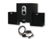 Acoustic Audio AA2101 Multimedia 250W 2.1 Home Theater Computer Speaker System with Optical Input AA2101D