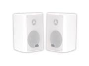 Acoustic Audio AA351W Indoor Outdoor 2 Way Speakers 500 Watt White Pair