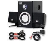 Acoustic Audio AA3009 Powered 2.1 Home Speaker System 200W with Bluetooth and Ext Cables AA3009B 2