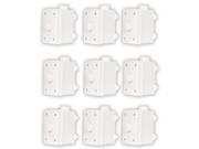 Acoustic Audio AAOVCD W Outdoor Weatherproof Speaker Dial White Volume Controls Impedance Matching 9 Pack AAOVCD W 9S