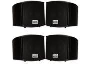 Acoustic Audio AA321B Mountable Indoor Speakers 800 Watts Black 2 Pair Pack AA321B 2Pr
