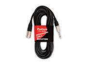 Podium Pro M25XTRM 25 Male XLR to Male 1 4 Jack Microphone or Speaker Cable