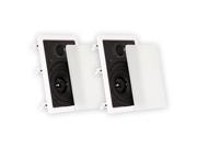 Theater Solutions by Goldwood TS65W In Wall 6.5 Speakers Surround Sound Home Theater Pair