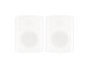 Theater Solutions TS425ODW Indoor or Outdoor Speakers Weatherproof Mountable White Pair