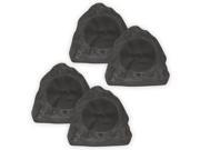 Theater Solutions 4R6L Outdoor Lava 6.5 Rock 4 Speaker Set for Patio Pool Spa Yard Garden