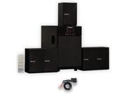 Theater Solutions TS509 Home Theater 5.1 Powered Speaker Surround Sound System with Bluetooth