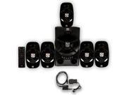 Blue Octave B54 Home Theater 5.1 Bluetooth Speaker System with Optical Input FM Tuner USB SD