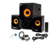 Acoustic Audio AA2170 Home 2.1 Speaker System with Bluetooth Optical Input USB and 2 Extension Cables