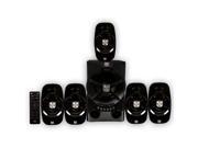 Blue Octave B54 Home Theater 5.1 Bluetooth Speaker System with FM Tuner USB SD