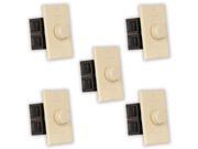 Theater Solutions TSVCD I Indoor Speaker Volume Controls Ivory Dial Audio Switches 5 Piece Pack