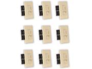 Theater Solutions TSVCS I Indoor Speaker Volume Controls Ivory Slide Audio Switches 9 Piece Pack
