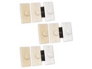 Theater Solutions TSVCD Indoor Speaker Volume Controls 3 Color Dial Audio Switches 3 Piece Pack