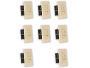 Theater Solutions TSVCS I Indoor Speaker Volume Controls Ivory Slide Audio Switches 8 Piece Pack