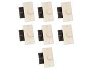 Theater Solutions TSVCD A Indoor Speaker Volume Controls Almond Dial Audio Switches 7 Piece Pack