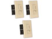 Theater Solutions TSVCS I Indoor Speaker Volume Controls Ivory Slide Audio Switches 3 Piece Pack