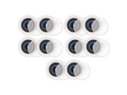 Blue Octave LC82 In Ceiling 8 Speakers Home Theater Surround Sound 2 Way Speaker 5 Pair Pack