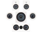 Blue Octave BHT625 In Wall and In Ceiling 5.1 Home Theater Surround Sound 6.5 Speaker Set