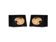 Goldwood Sound TR 69 Pair Sealed Car Bass Box Speaker Cabinets for 6X9 Speakers