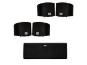 Acoustic Audio AA321B and AA40CB Indoor Speakers Home Theater 5 Speaker Set