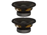 2 Goldwood Sound GW 206 8 OEM 6.5 Woofers 180 Watts each 8ohm Replacement Speakers