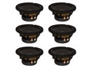 6 Goldwood Sound GW 8PC 4 Heavy Duty 4ohm 8 Woofers 330 Watts each Replacement Speakers