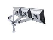Cotytech Triple Monitor Desk Mount Spring Arm Quick Release Clamp Base