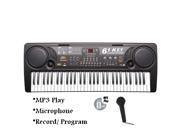 61 Keys Electronic MQ 809USB MP3 Music Keyboard Piano Organ Records w Mic Adaptor