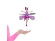 Beautiful Flying Fairy Doll Toy Gift Flutter through the air for Kids Girls PURPLE