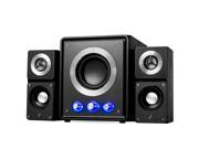 Bluetooth Wireless Streaming 2.1 CH Subwoofer Speaker System w USB SD AUX for Home Office