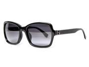 Fendi FF 0007 S D28HD Shiny Black Rectangular Women s Sunglasses