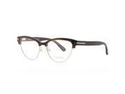 Tom Ford TF 5365 052 54mm Havana Brown Gold Women s Cat Eye Eyeglasses
