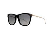 Gucci GG 3778 S HQW VK Shiny Black Gold Bamboo Women s Sunglasses