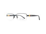 Ralph Lauren PH 1141 9038 53mm Matte Black Semi Rimless Rectangular Eyeglasses
