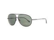 Tom Ford Cliff TF 450 02N Matte Black Green Aviator Sunglasses