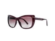 Tom Ford Lindsay TF 434 83T Purple Gradient Women s Butterfly Sunglasses