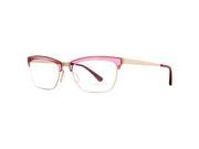 Tom Ford TF 5392 071 Red Pink Gold Women s Cat eye Eyeglasses 54mm