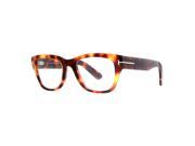 Tom Ford TF 5379 052 Dark Tortoise Havana Brown Men s Square Eyeglasses 51mm