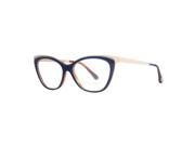 Tom Ford TF 5374 090 54mm Blue Gold Cat Eye Eyeglasses