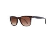 Tom Ford Leo TF 336 05K Brown Wood Design Plastic Men s Square Sunglasses