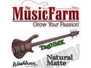 Washburn T25NMK 5 string Electric Bass Guitar with Gigbag Natural Matte