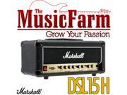 Marshall DSL DSL15H 15 Watt All Tube Electric Guitar Amplifier Amp Head