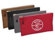 KLEIN TOOLS 5141 Zipper Bags Canvas 4 Pack
