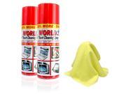 a Screen Guard Cleaner by World Plus Electronics Foam Cleaning Spray 2 Pack