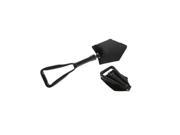 APT TRI SHOVEL U.S. Military Style Folding Shovel Tri Fold Shovel One Serrated Side w Carrying Case