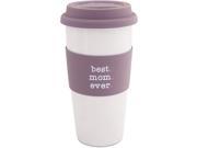 Best Mom Ever Purple 15 oz. Travel Mug