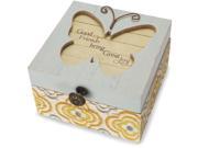 Simple Spirits Patterned Butterfly Friend Jewelry Box